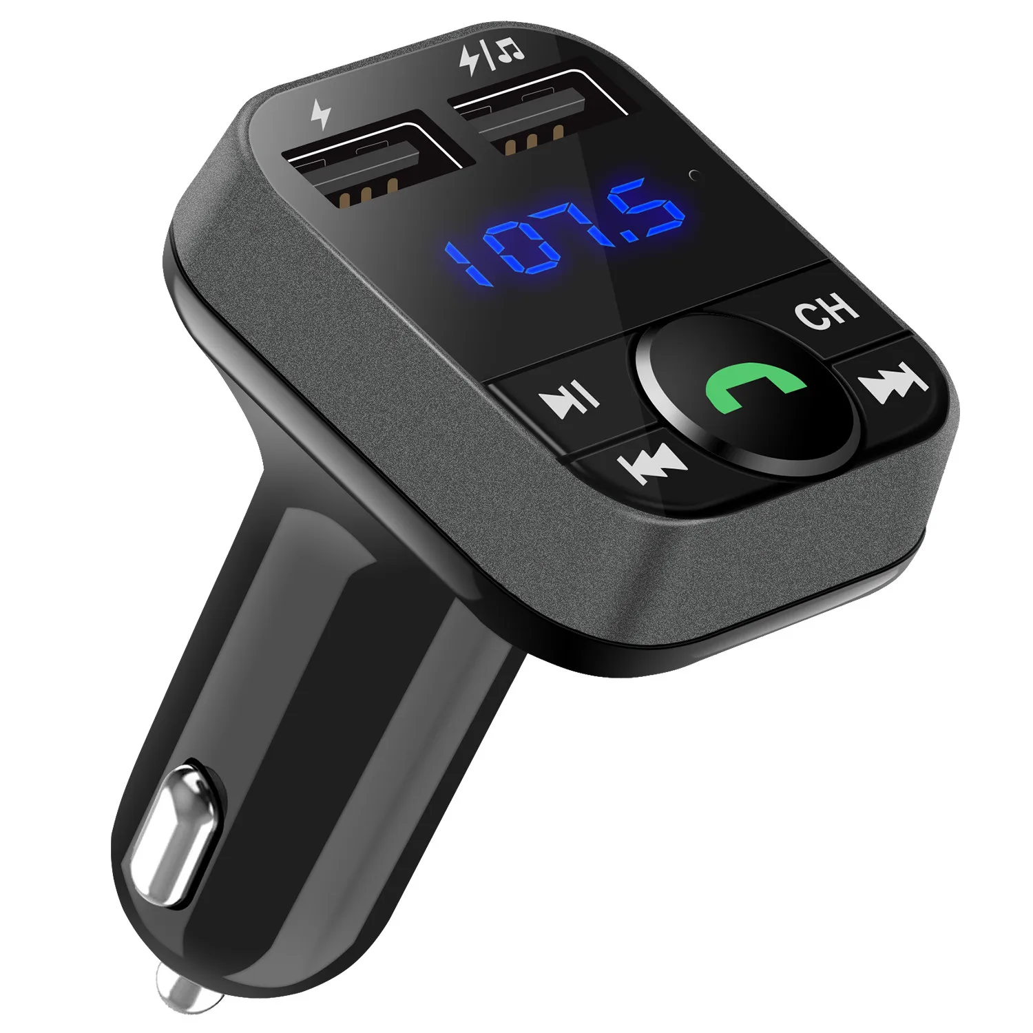 Высокое качество Bluetooth USB зарядное устройство fm передатчик беспроводной радио