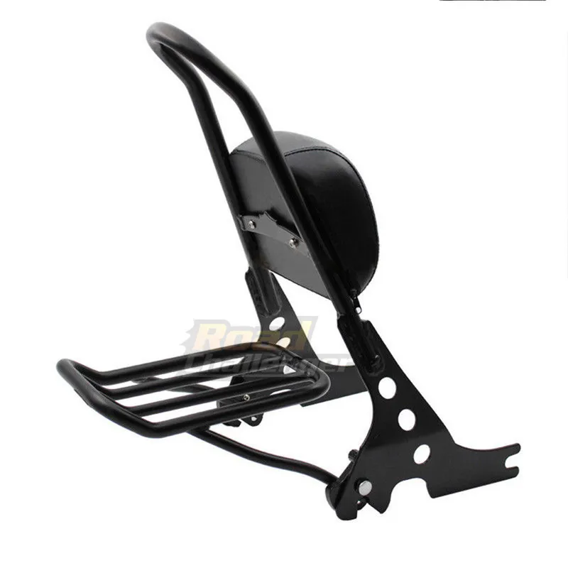 Черная багажная стойка для Harley Sportster XL883 1200 48 04 16 15 задняя пассажирская спинка