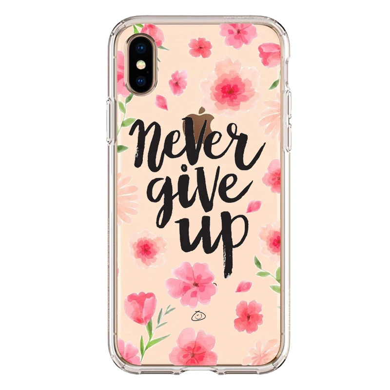 Модный чехол с цветами мягкая задняя крышка из ТПУ для iphone XS MAX 6 6S 7 8 Plus X XR 5S SE