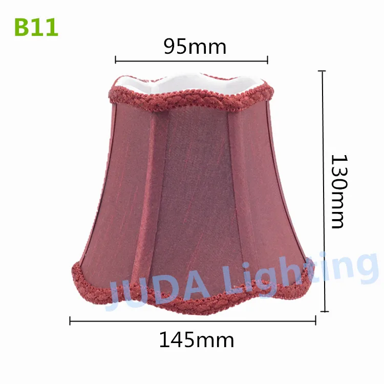 JUDA Американский абажур для люстры из хрустальной ткани Европейский лампы E14