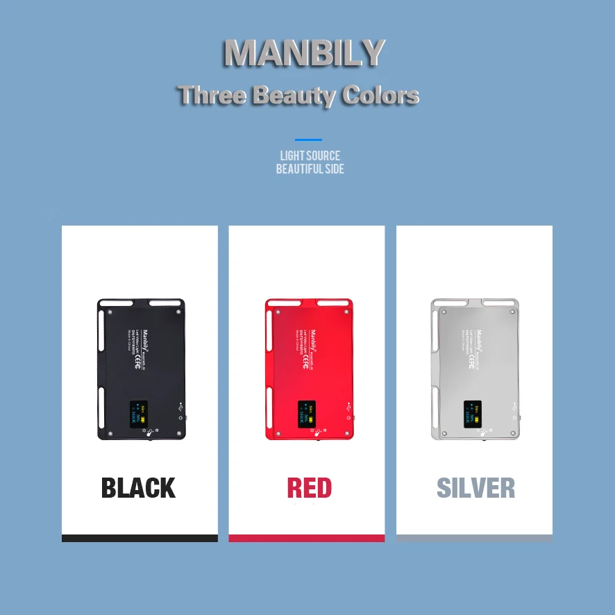 Светильник для фотографической камеры Manbily 3500 5700K 96 шт. светодиодный двухцветный