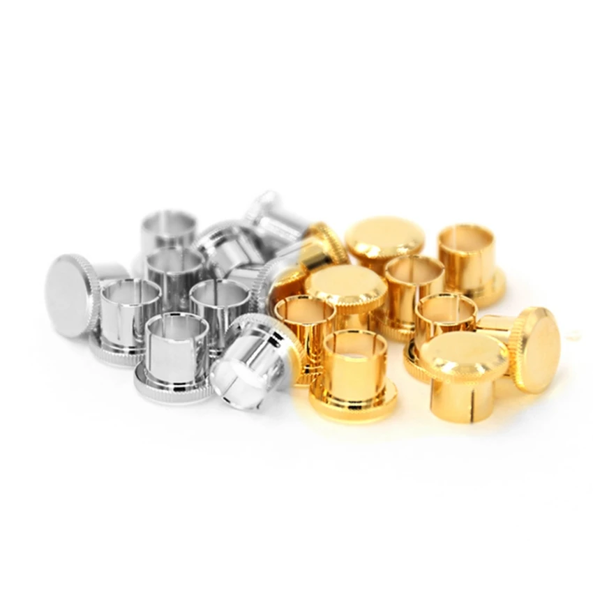 

8pcs Noise Stopper Gold Plated Copper Cap Dust Protector RCA Plug Caps
