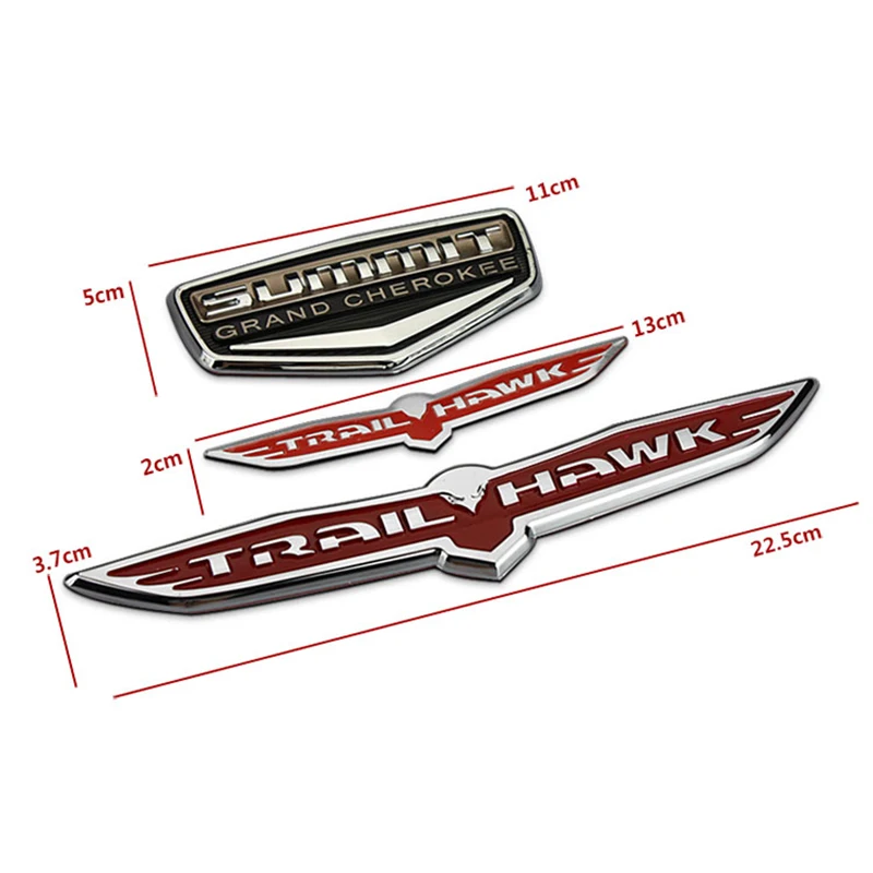 SUMMIT Grand Cherokee Shield Trail Hawk хромированный пластиковый автомобильный Стайлинг эмблема значок 3D наклейка авто внешний декор наклейка для JEEP