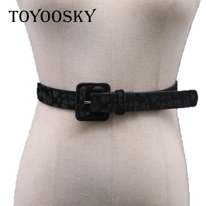 TOYOOSKY 2018 сексуальный леопардовый принт pu женский ремень модные крутые базовые