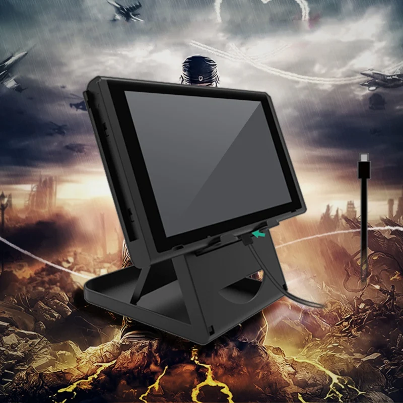 Portable Multi-Angle Collapsible Lightweight Desk Stand Desktop Cradle for Nintendo Switch Host Console | Электроника