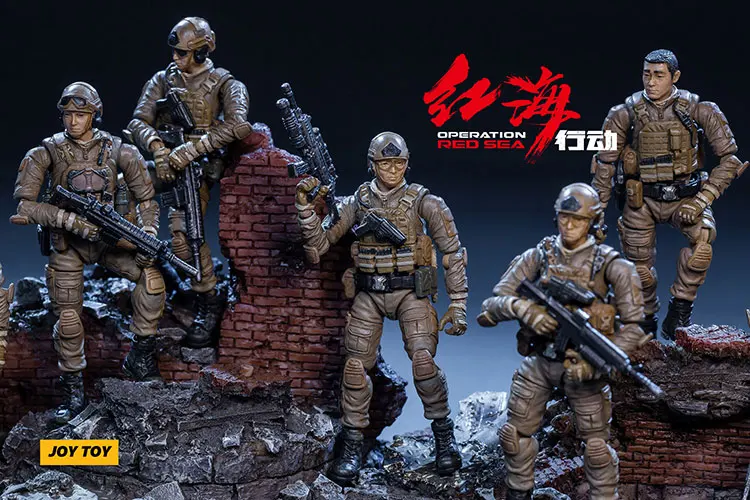 1/25 JOYTOY Экшн фигурки Красное море операция армейские солдаты Набор Модель
