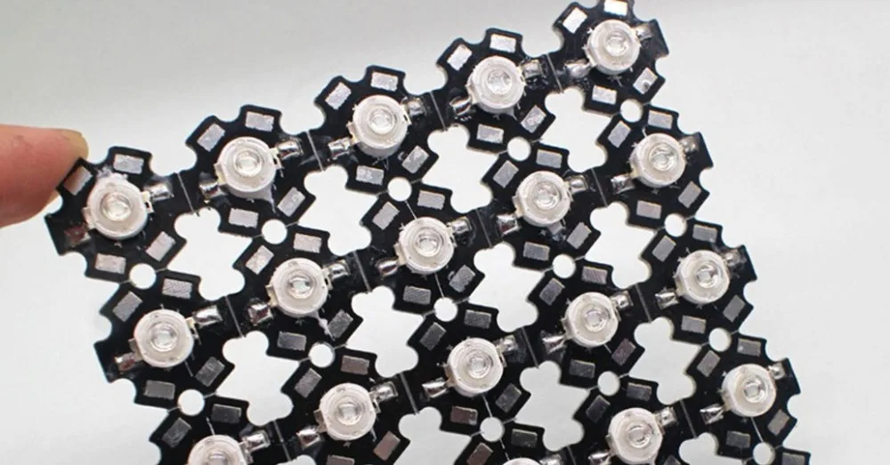 Светодиодный диодный светильник высокой мощности с шариком чип 1 Вт 3 на печатной