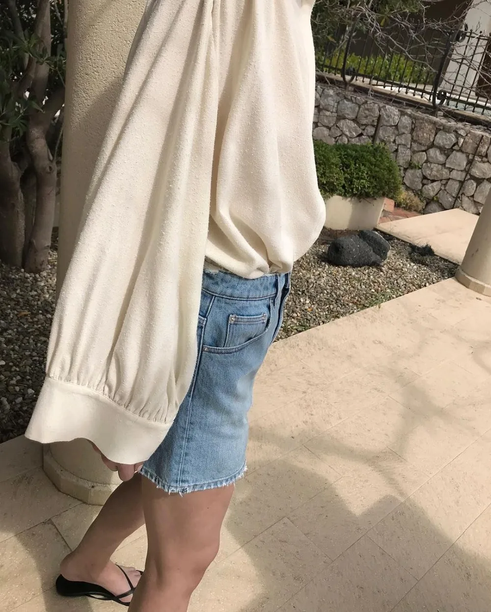Original Light Blue Washed Denim Shorts with Pockets Fashion Cottons Short Jeans Woman 2019ss | Женская одежда