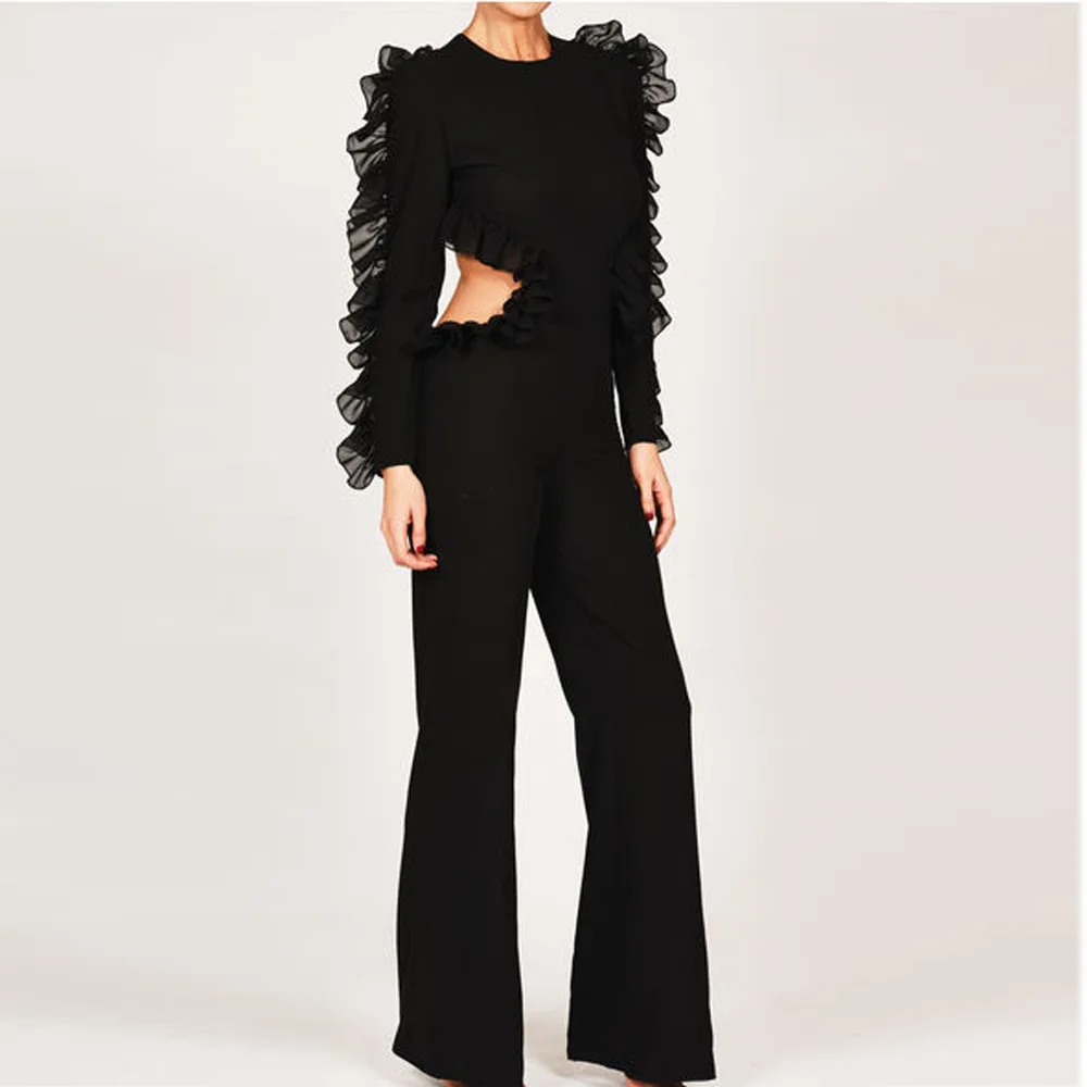 О-образным вырезом с открытой спиной полыми деревянными ушками полная длина