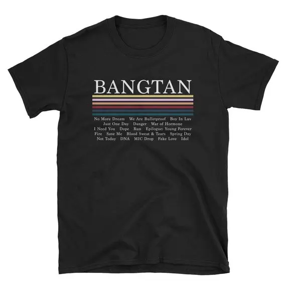 Black-no more dream Hahahyule-WW черный и белый Нет Больше мечты K-POP BTS Bangtan мальчики браслет Графический Тройник повседневные черные топы дружба подарок - Цвет: Black-no more dream