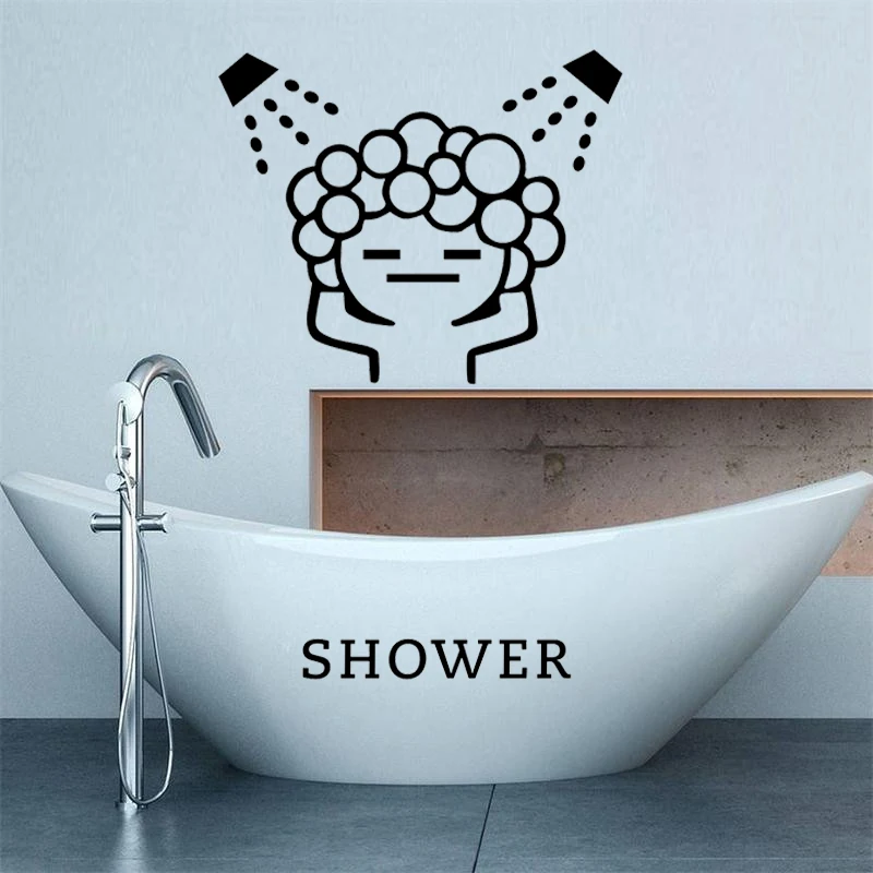 Креативные Детские любовные пузырьки настенные наклейки для ванной раздвижные