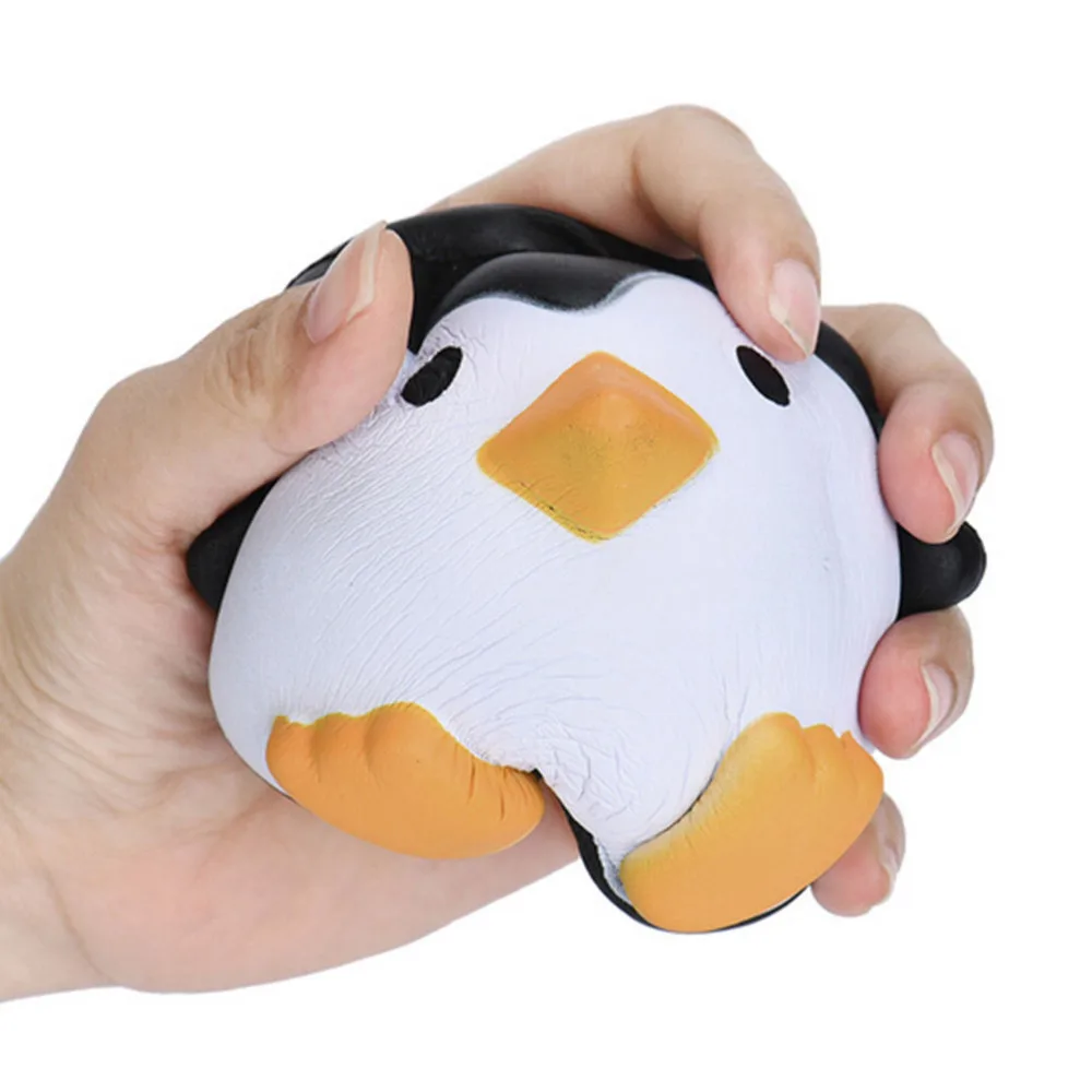 DROPSHIPPING 11.5CM Squishy Penguins Slow Rising Scented Fun Cartoon Animal Toys Stress Anxiety Toy for Child Adult Phone Straps | Игрушки и