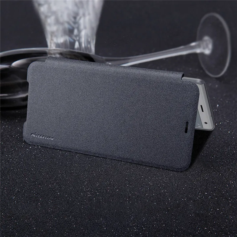 For Sony Xperia XZ2 Case NILLKIN Flip Book Style Leather Cover | Мобильные телефоны и аксессуары