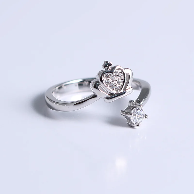 Bijoux Мода 925 короны из стерлингового серебра кольца для женщин кольца для девочек ювелирное изделие плата богемные ювелирные изделия оптом