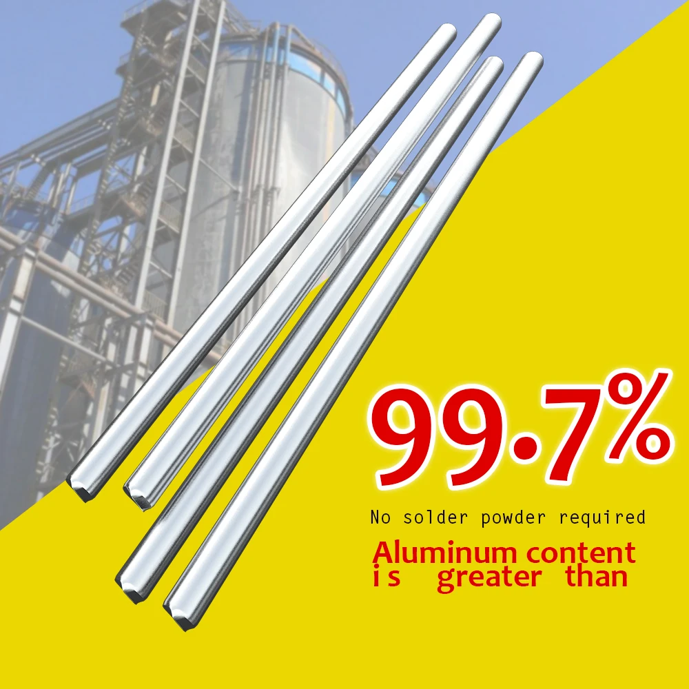 Низкотемпературный алюминиевый сварочный пруток флюс сердечник Al Mg стержни для