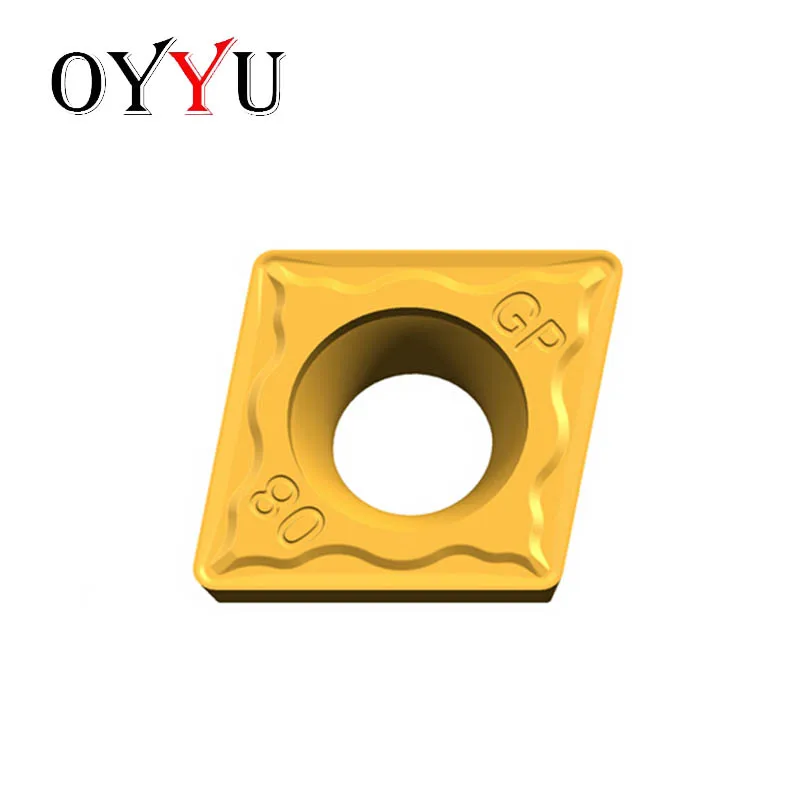 Oyu CCMT 120404 120408 CCMT120404-GP CCMT120408-GP OY515M карбидные вставки CCMT431 CCMT432 токарные инструменты