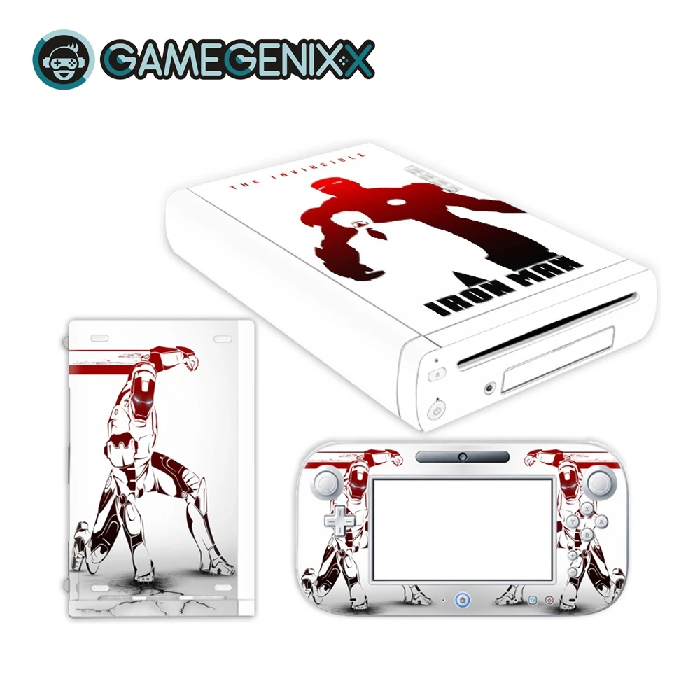 GAMEGENIXX наклейка на кожу виниловая наклейка защитная упаковка чехол для Nintendo WiiU-iron man