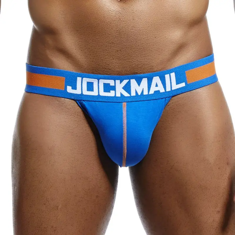 Стринги JOCKMAIL мужские Брендовое пикантное нижнее белье трусы танга с двойным D
