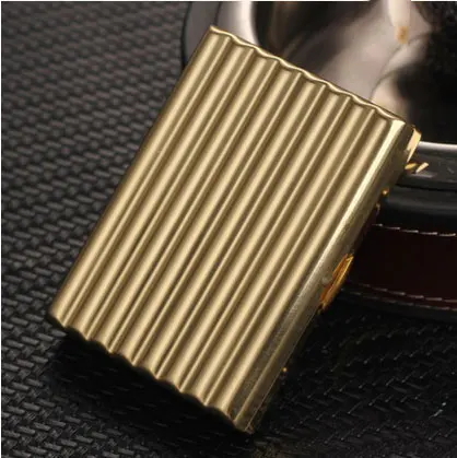 gold 16 cigarette Держатель 10-20 шт женский ультра-тонкий чехол для сигарет портативный ящик для сигарет Золотой Серебряный легкий элегантный чехол для сигарет подарки - Цвет: gold 16 cigarette