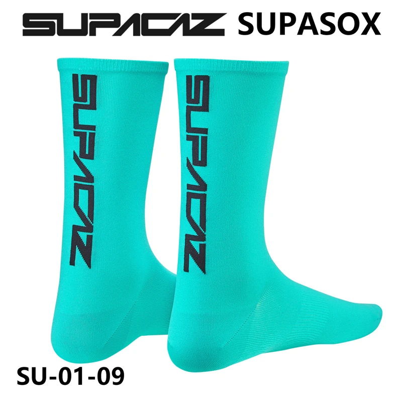 SUPACAZ SupaSox уличные дышащие спортивные носки гоночный велосипед Компрессионные носки для бега