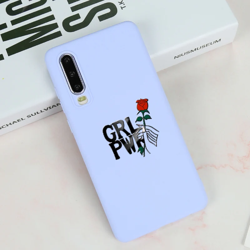 Мягкий чехол с цветами для Huawei P20 PRO Mate 20 P30 P 10 30 P9 P10 Lite силиконовый из ТПУ