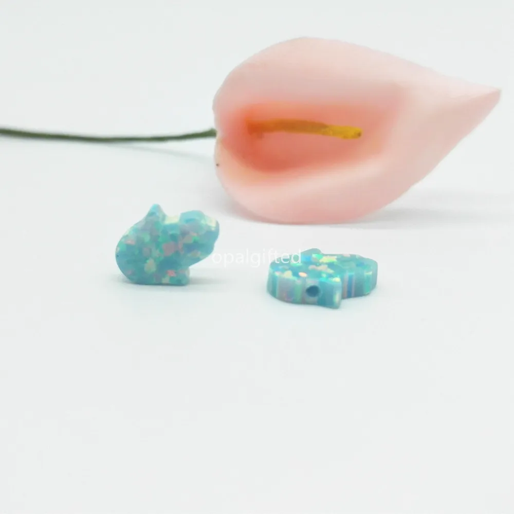 (6 шт./лот) Лидер продаж! Бесплатная доставка 8*10 мм Зеленый Опал op11 Фатима Hamsa