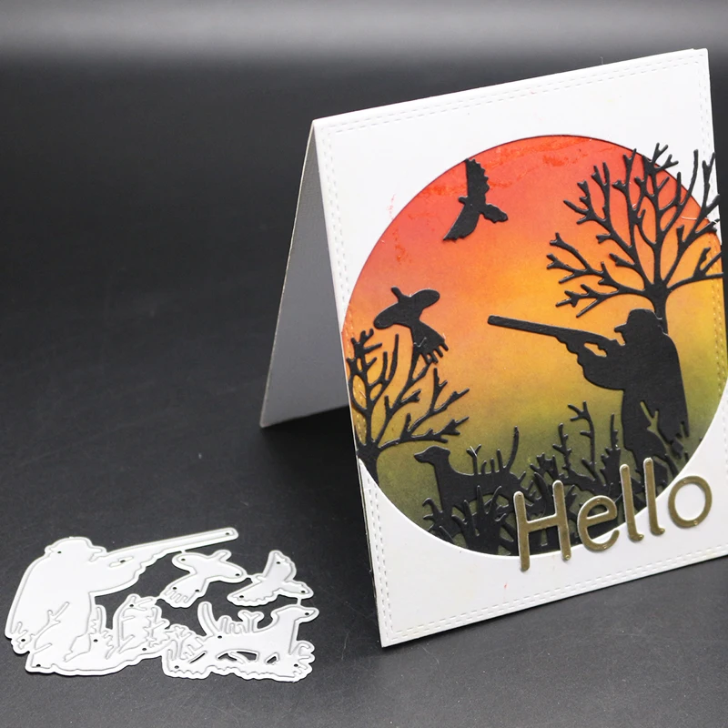 

Memorial hunters Cutting Dies For DIY Scrapbooking Die Decoretive Embossing Stencial DIY Decoative Cards Die Cutter