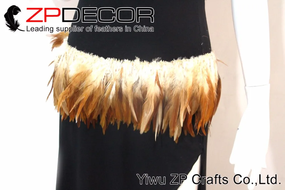 Новинка! ZPDECOR 700-800 шт 4-6 дюймов декольте Редкие сразу окрашенные коричневые
