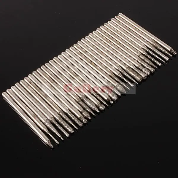 

3 Sets Lot 30pcs Burr Glass Bits for Engraving Rotary Tool Mini Drill Drill
