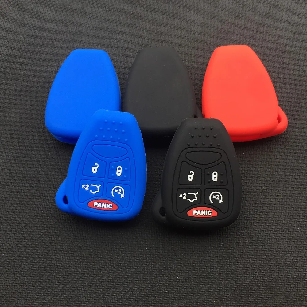 ZAD silicon key cover case cap protect skin set hood for jeep wrangler cherokee Chrysler Liberty Pacifica Sebring Aspen Magn | Автомобили