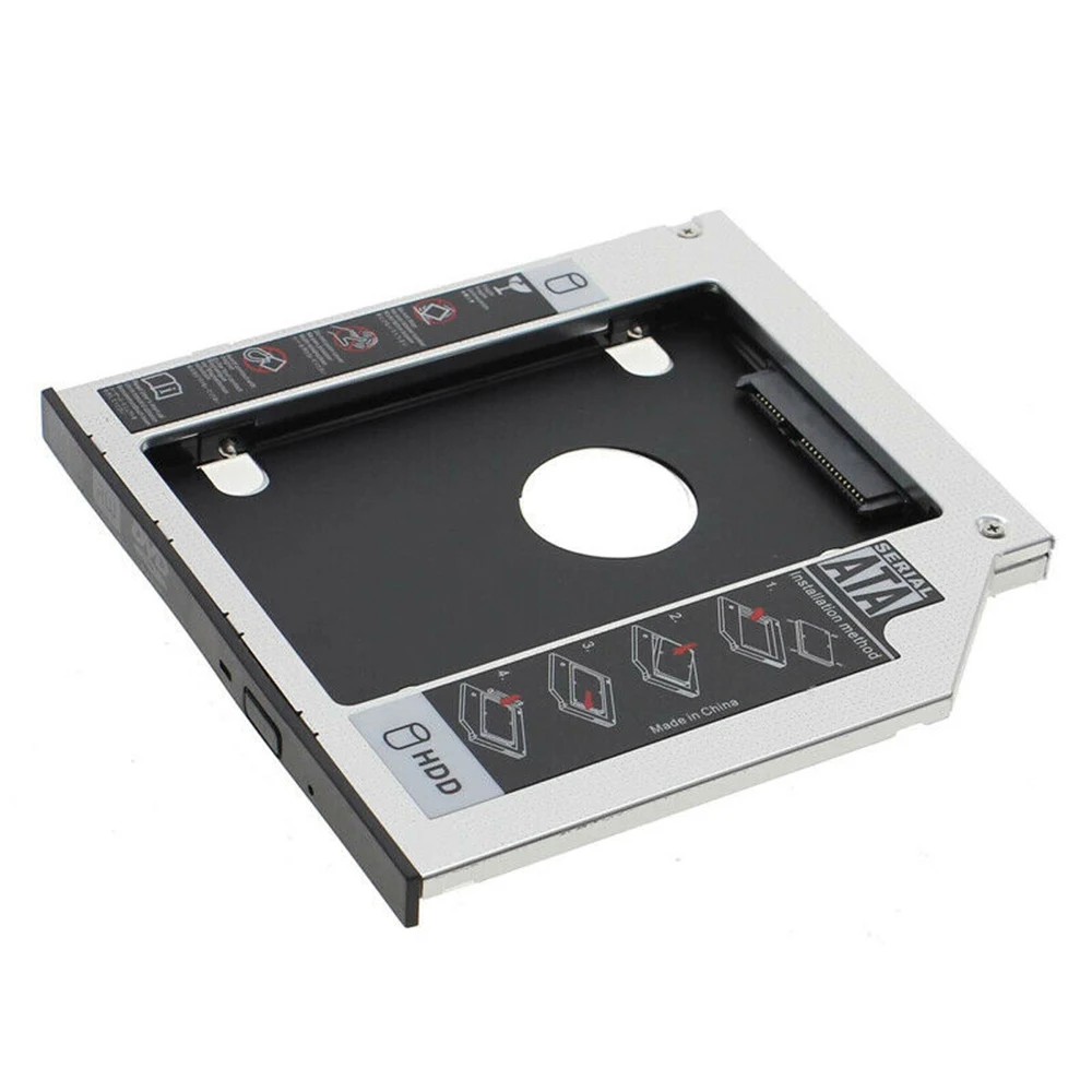 Жесткий диск Caddy Новый горячий 9 5 мм Универсальный SATA 2nd HDD SSD жесткий для CD/DVD ROM