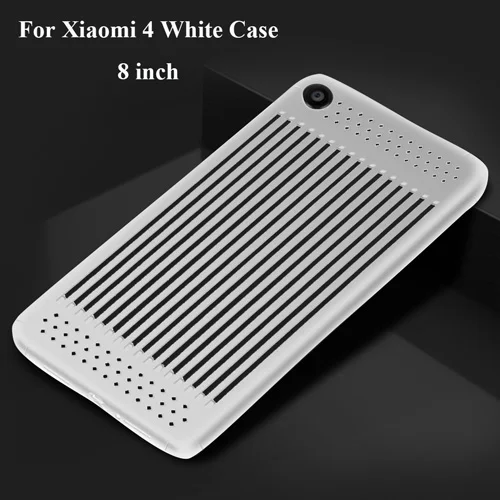 8 inch white case Чехол для Xiaomi Mi pad 4 4 Plus, тонкий мягкий ТПУ 8,0, 10,1 дюймов, противоударный чехол для планшета, защитный чехол для Xiaomi Mi pad 4 - Цвет: 8 inch white case