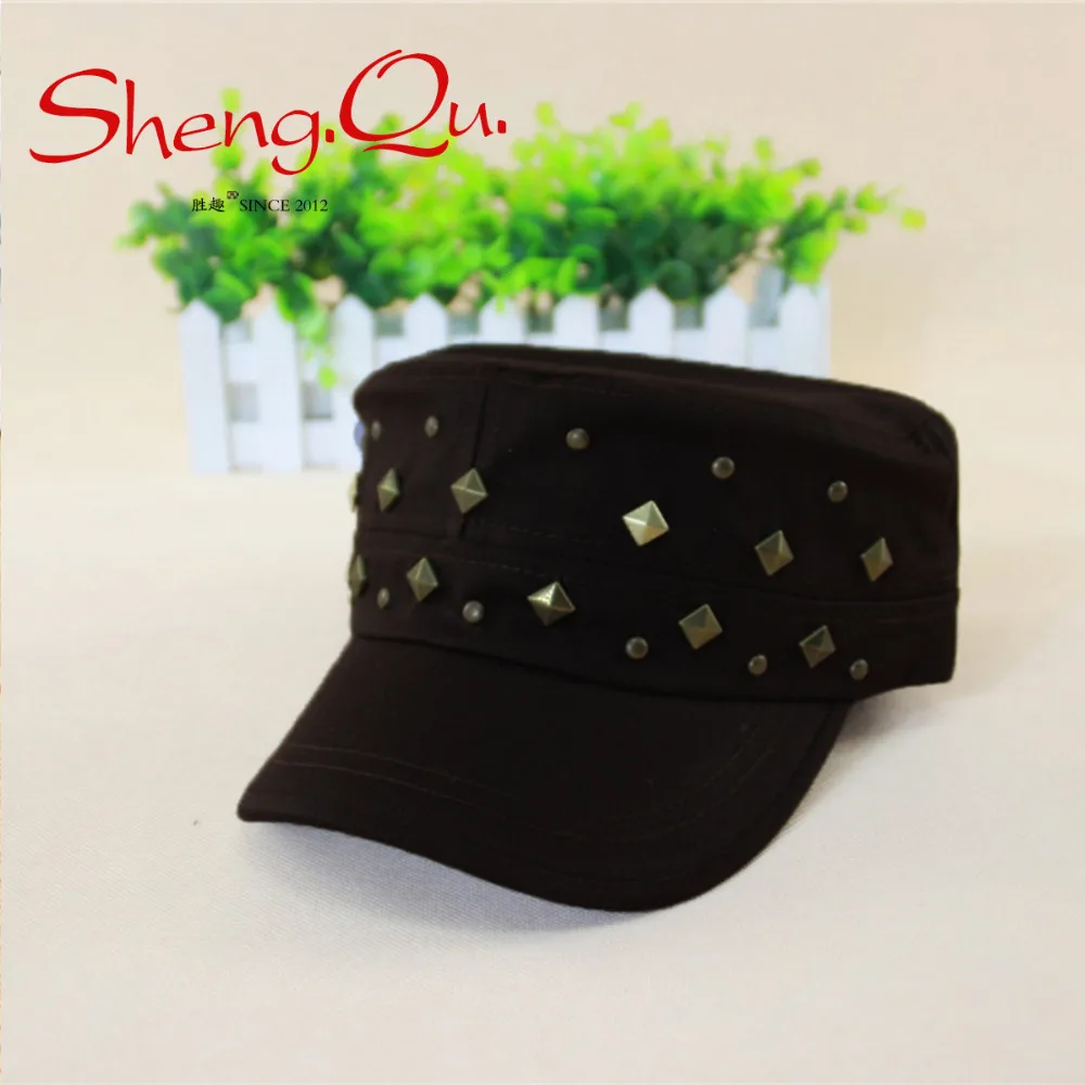 Новые Прибытия Классические Мужские Женщины Регулируемые Армии Равнине Vintage Hat