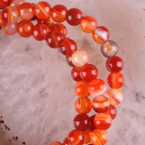 Бесплатная доставка модные ювелирные изделия Круглые красные 6 мм вены серnelian