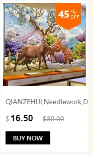 QIANZEHUI Рукоделие, сделай сам напечатанный Дракон и Феникс Вышивка крестиком, наборы для вышивания набор полная вышивка крестиком