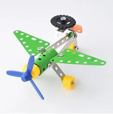 Бесплатная доставка DIY Детская Металлическая сборная игрушка модель творчество