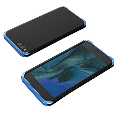black blue Чехол с металлической рамкой для Xiao mi Red mi Note 8 7 6 5 Pro, задняя крышка для Xiaomi mi 9 8 SE mi Note 3, жесткий защитный чехол из поликарбоната - Цвет: black blue