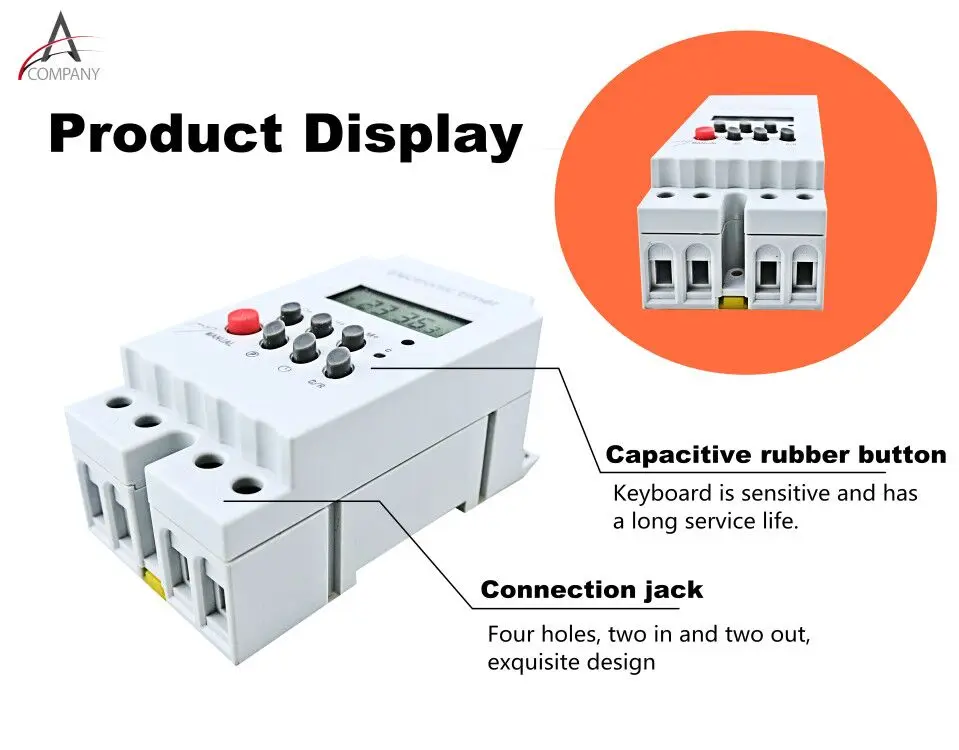 KG316T II AC 220V 25A Din Rail ЖК дисплей цифровой программируемый электронный таймер
