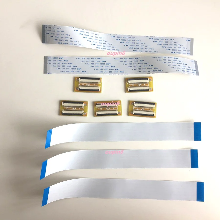 5x45pin To 45pin ZIF 0 5mm шаг разъема HDD + плоский кабель FPC FFC удлинение 2019 20 см | Компьютеры и