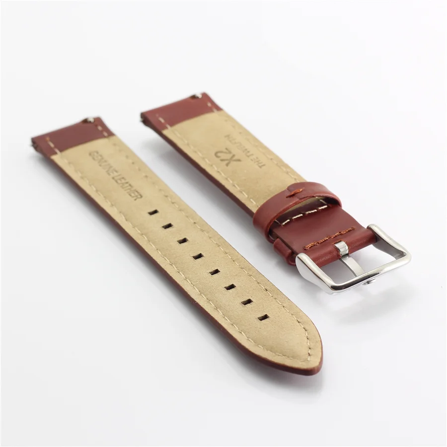 

High-quality 19MM leather strap X2 THE TWELFTH watch Relogio watchbands