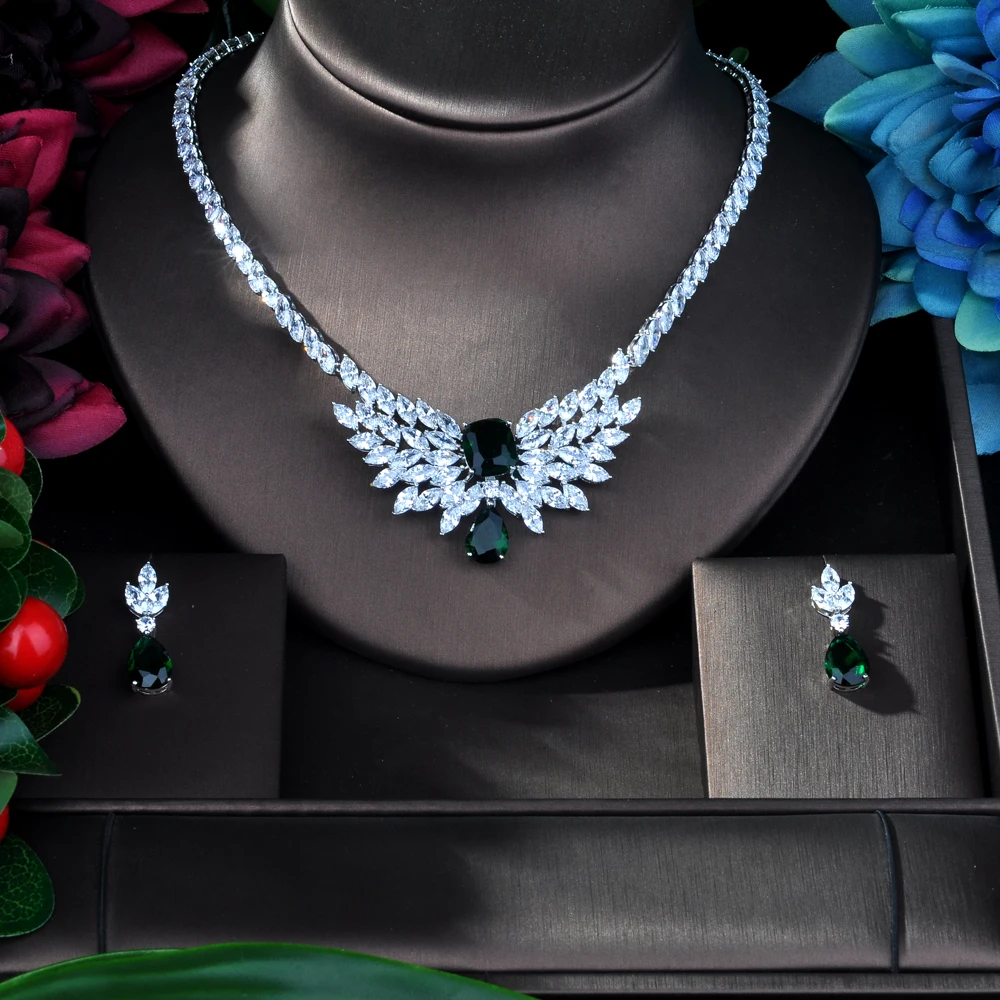 Роскошные нигерийские Свадебные Ювелирные наборы HIBRIDE из Дубая для женщин