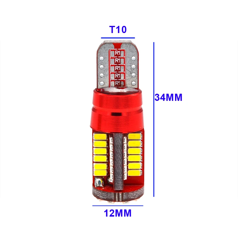 SKYJOYCE 2 шт. T10 57 SMD 3014 LED Canbus безошисветильник без ошибок 194 фонарь Светодиодная лампа