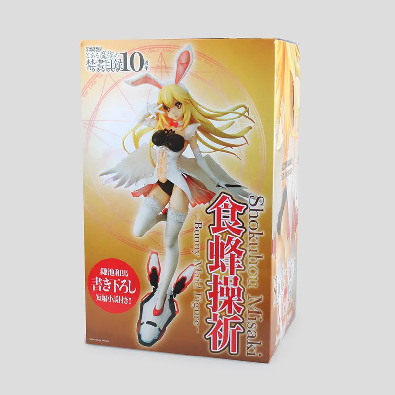 2017 аниме Toaru Kagaku No Railgun Shokuhou Misaki Сексуальная кроличья девочка ПВХ Фигурки Модель
