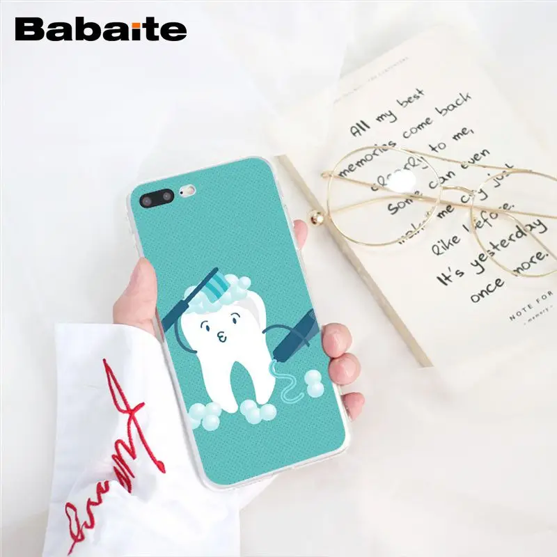 Babaite стоматологический зуб чехол для телефона для iphone 11 Pro 11Pro Max 8 7 6 6S Plus X XS MAX 5 5S SE XR - Цвет: A2