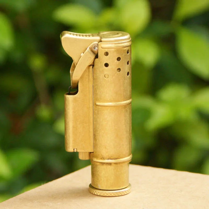 Металлический винтажный керосиновый факел зажигалка медь защищенный от ветра