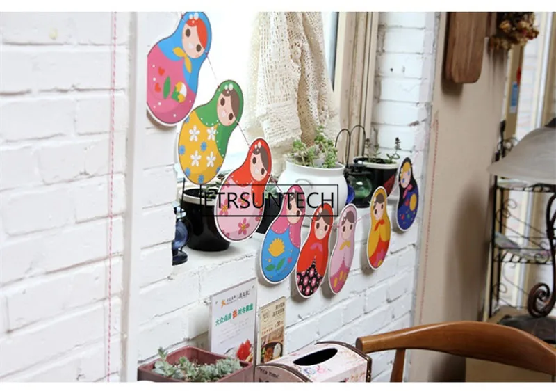 50 комплектов баннер матрешка для русской куклы|Флажки вымпелы и конфетти| |