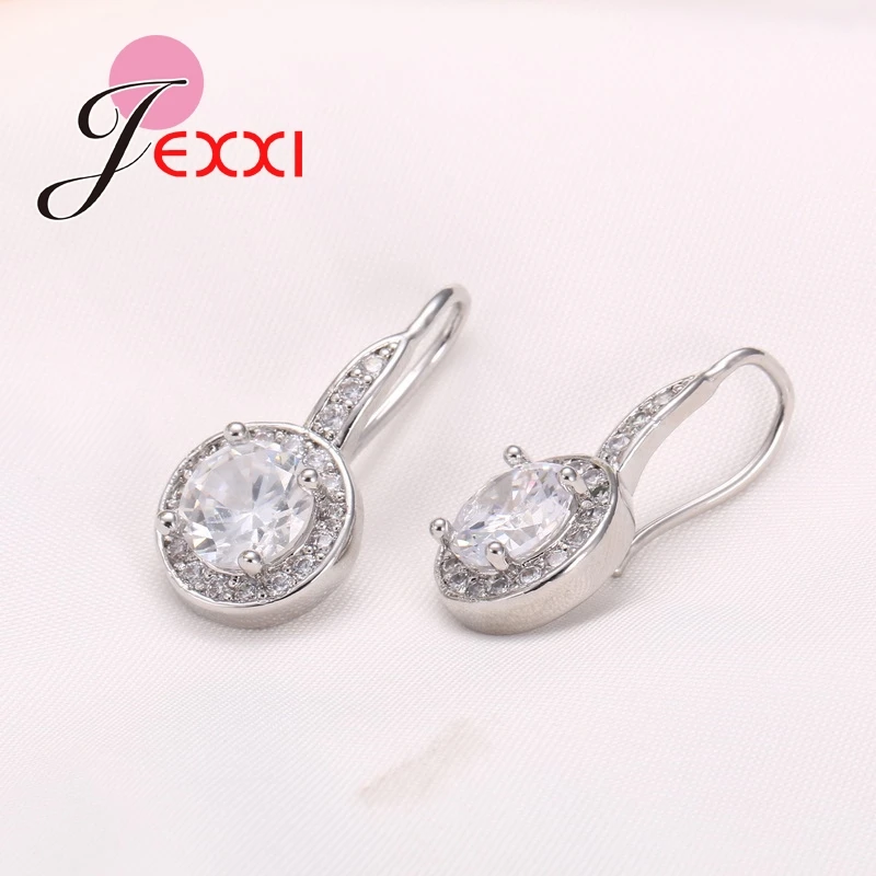 Женские серьги из серебра 925 пробы с фианитом|pendant switch|earring rhinestoneearrings zebra |