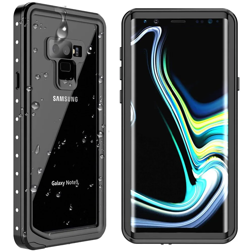 Для Samsung Note 8 9 чехол 360 полная Защита задняя крышка для Galaxy водонепроницаемый