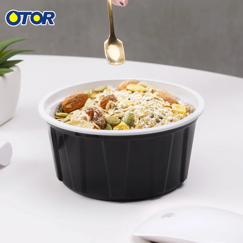 OTOR 12 унций 20 унций одноразовое приготовление еды Bento коробка контейнер с крышками Microwaveable контейнер для хранения еды Ланч-бокс