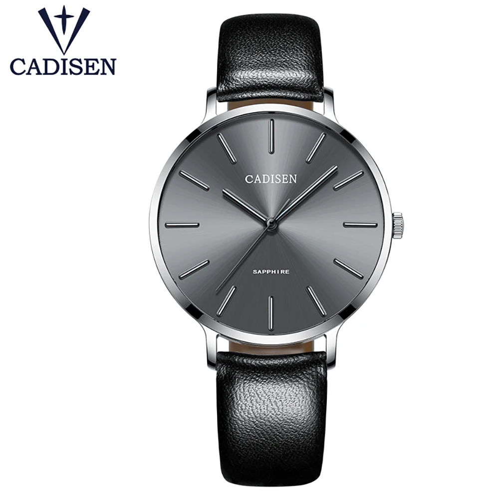 Cadisen C6136 кварцевые женские часы PU кожаные модельные туфли наручные простой